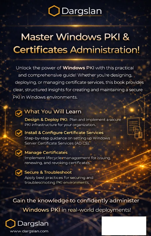Windows PKI & Certificates back cover